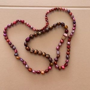 Authentic fresh water pearl necklace / bracelet - candy